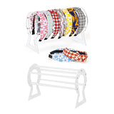 Acrylic Headband Hairband Holder Clear Jewelry Display Stand