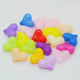 Acrylic Heart Beads for DIY Jewelry and Crafts