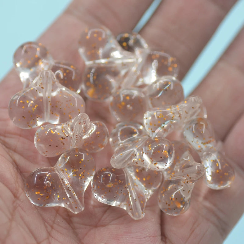 Acrylic Heart Beads for DIY Jewelry and Crafts