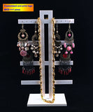 Acrylic High Earring Display Stand Store Showing Shelf
