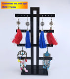 Acrylic High Earring Display Stand Store Showing Shelf