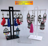 Acrylic High Earring Display Stand Store Showing Shelf