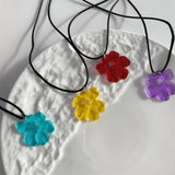 Acrylic Hollow Flower Charm Pendant for DIY Jewelry Making