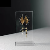 Acrylic Drop Earrings Stand Clear Holder Photography Props