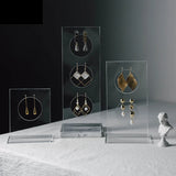 Acrylic Drop Earrings Stand Clear Holder Photography Props