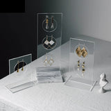 Acrylic Drop Earrings Stand Clear Holder Photography Props