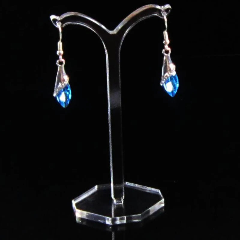 Acrylic Earring Holder Display Stand Jewelry Block Props