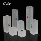 Square Column Acrylic Jewelry Display Rack