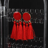 Acrylic Jewelry Display Shelf Folding Screen Earring Bracelet Storage