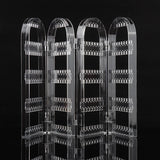 Acrylic Jewelry Display Shelf Folding Screen Earring Bracelet Storage