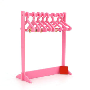 Acrylic Earrings Pendant Stand 8 Pcs Clear Storage Display
