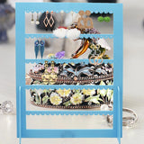Acrylic Jewelry Display Stand Earrings Shelf Necklace Props