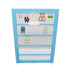 Acrylic Jewelry Display Stand Earrings Shelf Necklace Props
