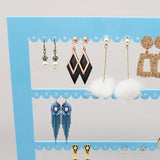 Acrylic Jewelry Display Stand Earrings Shelf Necklace Props