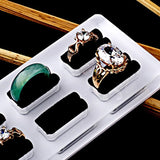 Acrylic Jewelry Display Stand 6 Ring Holders Customization Ring Ornaments Rack