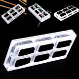 Acrylic Jewelry Display Stand 6 Ring Holders Customization Ring Ornaments Rack
