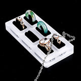 Acrylic Jewelry Display Stand 6 Ring Holders Customization Ring Ornaments Rack