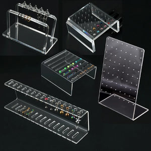Acrylic Jewelry Display Stand Pendant Shelf Necklace Props