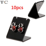 Acrylic Earring Stand Holder Organizer L Shape Display 10pcs/lot
