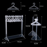Acrylic Jewelry Storage Display Stand Organizer Clear Clothes Sorting Hanger