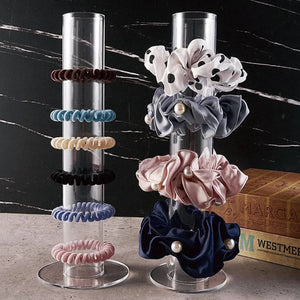 Acrylic Jewelry Storage Hair Ring Display Stand Large Capacity