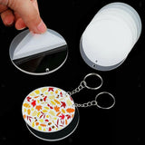 Acrylic Key Chain Tassel Decorative Pendant 12PCS Set