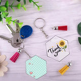 Acrylic Keychain Blank Set for DIY Craft