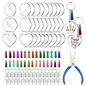 Acrylic Keychain Blank For DIY Keychain Vinyl Making