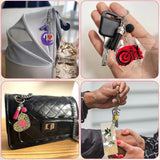 Acrylic Keychain Blank Transparent Ornament DIY Craft Set