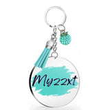 Acrylic Keychain Blank Transparent Ornament DIY Craft Set