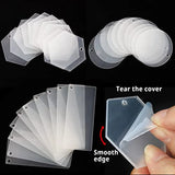 Acrylic Keychain Blanks Bulk for DIY Craft 30 Pieces