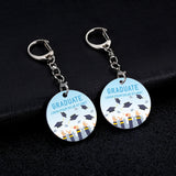Class Of Graduation Acrylic Keychain Inspirational Gift For Him Her