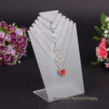 Acrylic L Necklace Display Stand Jewelry Organizer