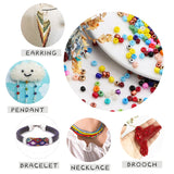 Heart Bead Acrylic Letter Mini Beads Jewelry DIY Name Bracelet Necklace Craft