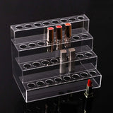 Acrylic Lipstick Organizer Holder 32 Slots Portable Storage Rack
