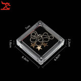 Acrylic Magnet Square Jewelry Diamond Pendant Display Storage Box