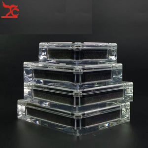 Acrylic Magnet Square Jewelry Diamond Pendant Display Storage Box