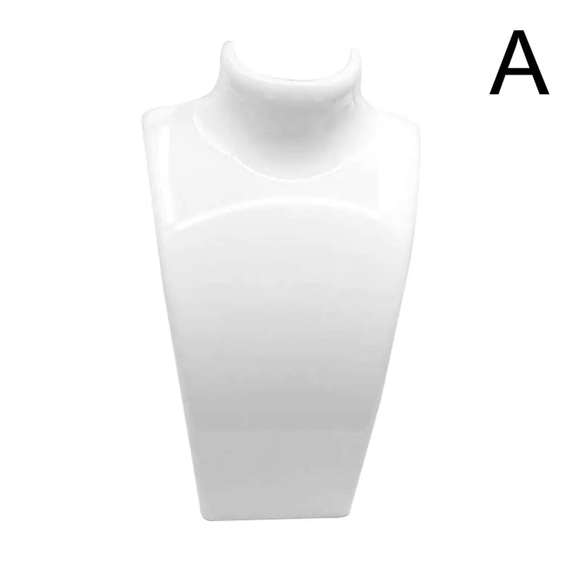 Acrylic Necklace Display Bust Stand Pendant Model Jewelry Holder