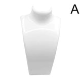 Acrylic Necklace Display Bust Stand Pendant Model Jewelry Holder