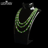 Acrylic Mannequin Necklace Jewelry Display Holder Pendant Earrings