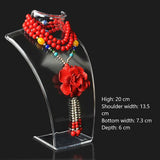 Acrylic Mannequin Jewelry Display Holder Stand
