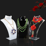 Acrylic Mannequin Jewelry Display Holder Stand