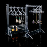 Acrylic Mini Coat Hanger Earring Display Stand Organizer