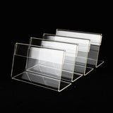 Acrylic Label Racks Display Stand Holder