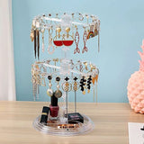 Acrylic Rotating Jewelry Display Stand Earring Rack