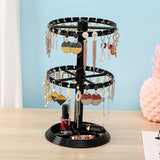 Acrylic Rotating Jewelry Display Stand Earring Rack