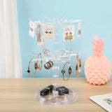 Acrylic Rotating Jewelry Display Stand Earring Rack