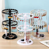 Acrylic Rotating Jewelry Display Stand Earring Rack