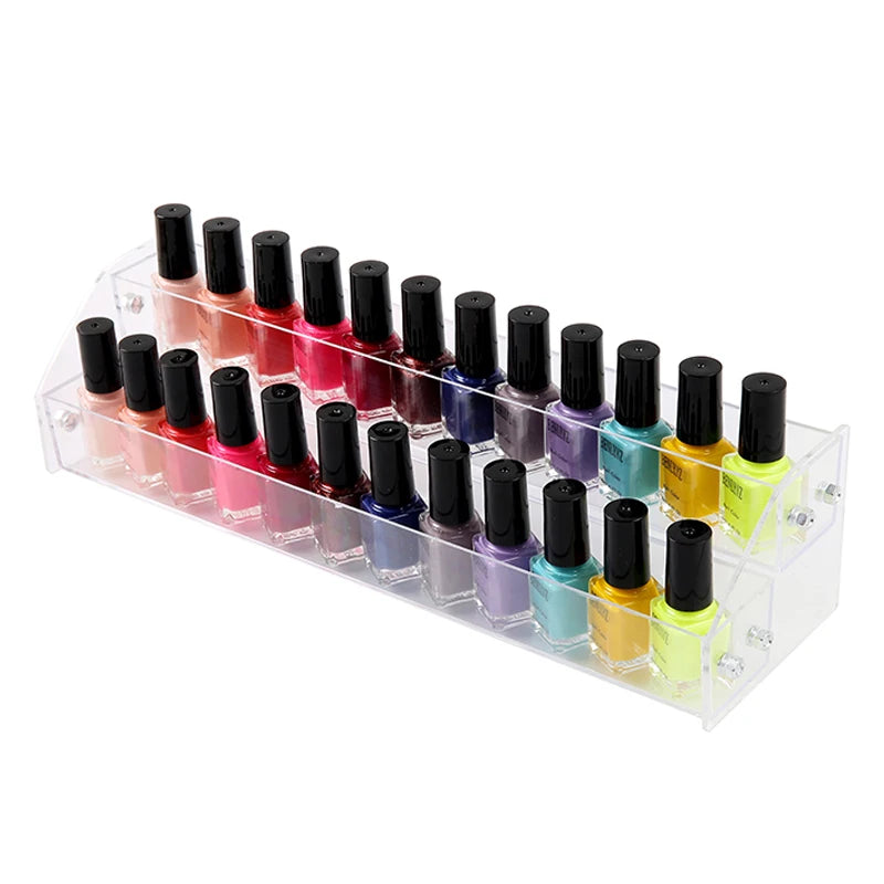 Acrylic Nail Polish Display Organizer 2-7 Layer Manicure Cosmetics Jewelry