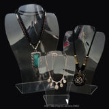 Acrylic Necklace Display Mannequin Jewelry Rack Shelf Mold